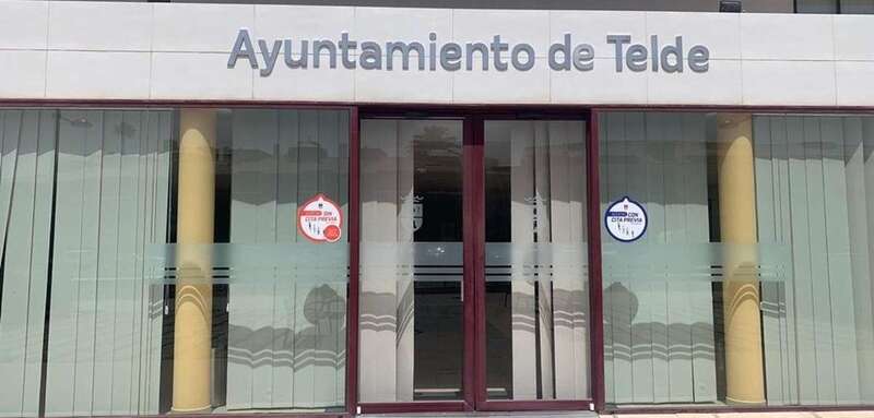 Portada del edificio administrativo municipal de El Cubill/TA.